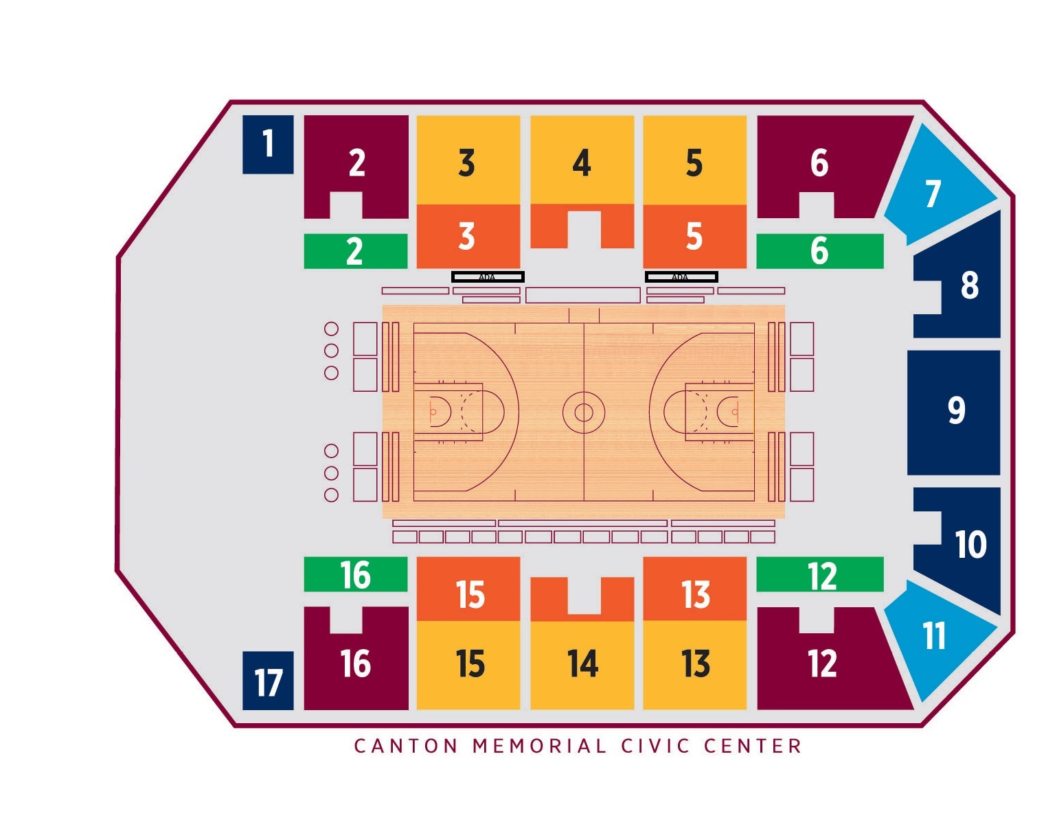 Canton Fawcett Stadium Seating Chart