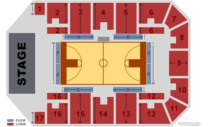 Canton Civic Center Seating Chart